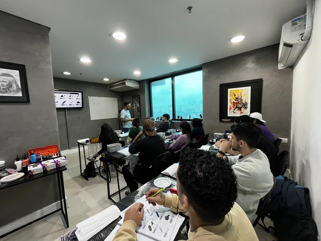 Sala de aula do Projeto Tattoo - unidade Santana